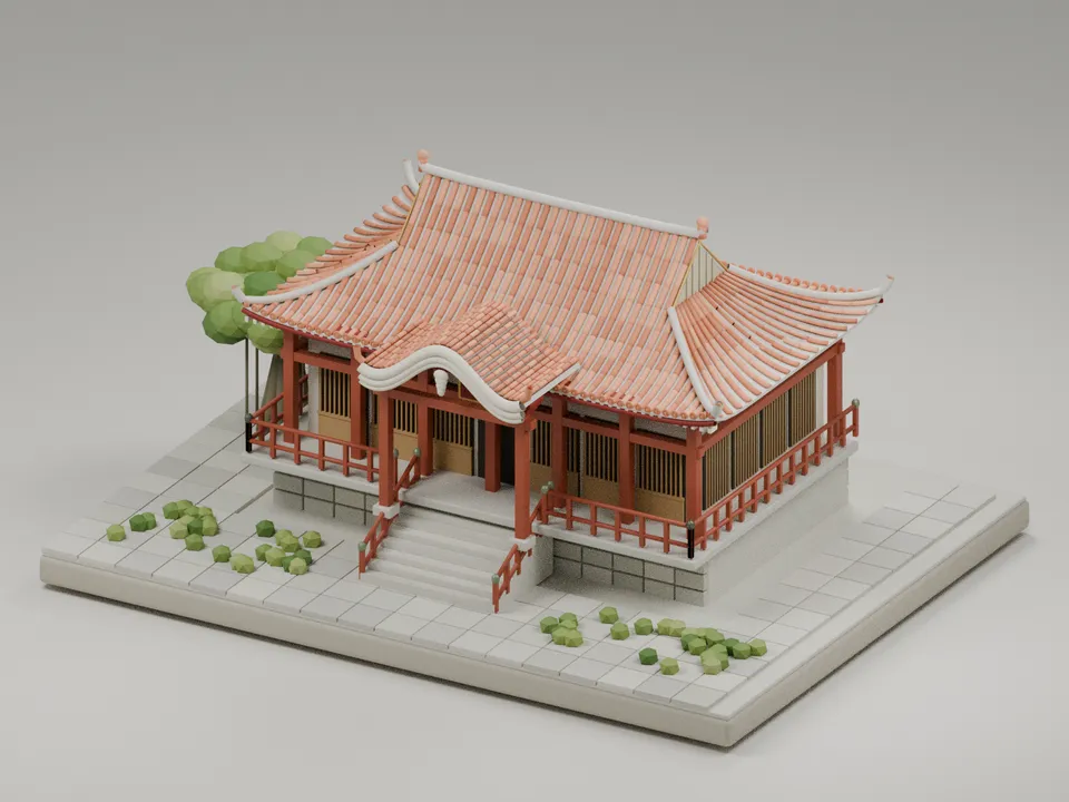 首里観音堂（慈眼院） のミニチュア