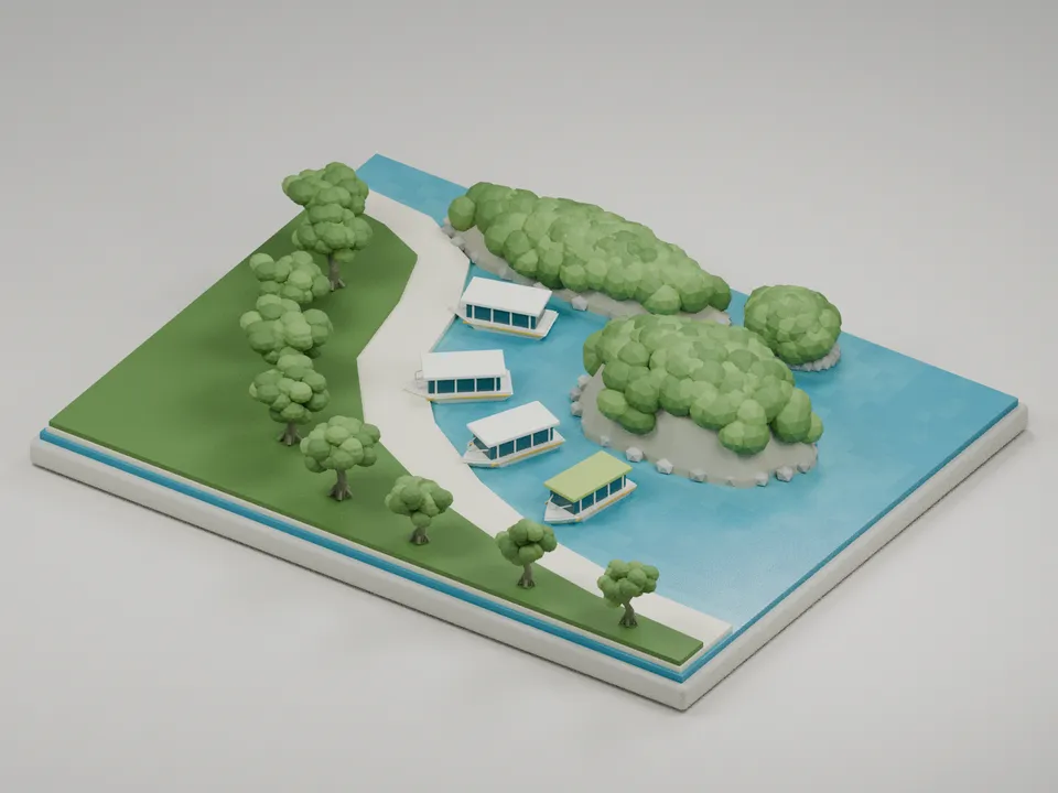 川平湾 のミニチュア