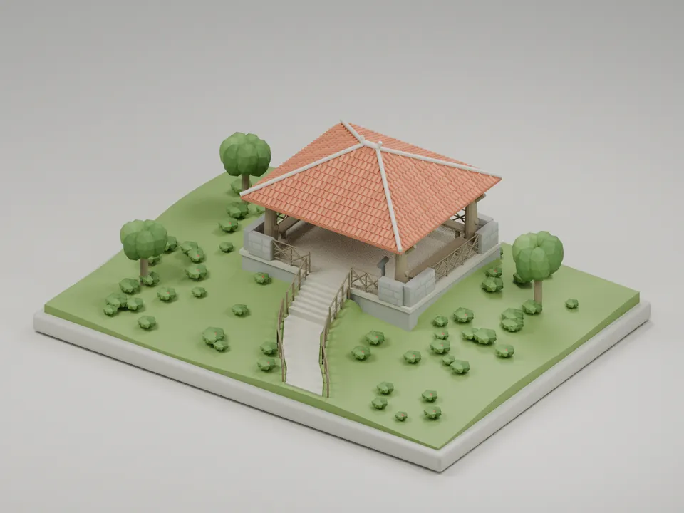玉取崎展望台 のミニチュア
